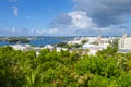 Hamilton city aerial view, Bermuda Royalty Free Stock Photo