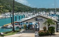 Jetski tours on marina yacht harbor on Hamilton Island, Australia Royalty Free Stock Photo