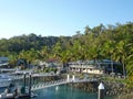 Hamilton Island Marina Tropical Paradise Australia Royalty Free Stock Photo