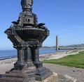 The Hamilton memorial fountain Larne Harbour Co Antrim Northern Ireland made by Sun Foundry Glasgow
