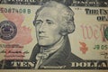 Hamilton on New ten us dollar banknote