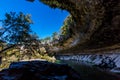 The Hamilton Pool, in the Fall in Texas Royalty Free Stock Photo