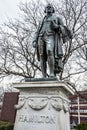 Hamilton Statue Great Falls Royalty Free Stock Photo