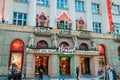 Large department store Hamleys in Prague, Czech Republic.