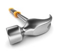 Hammer 3d illustration. Construction tool.