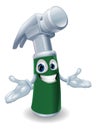 Hammer cartoon mascot Royalty Free Stock Photo