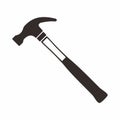 Hammer claw icon . Handyman tool for home repair