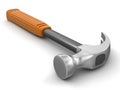 Hammer (clipping path included) Royalty Free Stock Photo