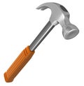 Hammer (clipping path included) Royalty Free Stock Photo