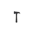 Hammer construction tool icon Royalty Free Stock Photo