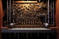 hammer and dampers inside a piano Royalty Free Stock Photo