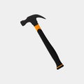 Hammer flat design