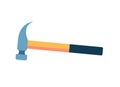 Hammer Flat Icon Royalty Free Stock Photo