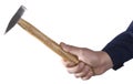 Hammer in hand Royalty Free Stock Photo