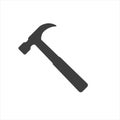 Hammer icon. Single flat icon isolated on white background. vector illustration., eps 10. Support concept. consumer services Royalty Free Stock Photo