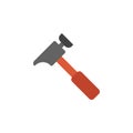 hammer, industry icon. Element of color construction icon. Premium quality graphic design icon. Signs and symbols collection icon