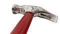 Hammer iron metalic red isolated - 3d rendering Royalty Free Stock Photo