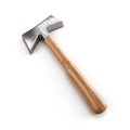 Hammer isolated on white created with Generative AI. Tool for work to construct objects.