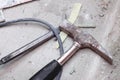 Hammer manual mason work floor tool