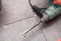 Hammer mason work floor tool