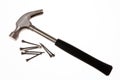 Hammer and nails Royalty Free Stock Photo