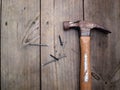 Hammer and nails 6 Royalty Free Stock Photo