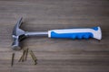 Hammer and nails Royalty Free Stock Photo