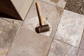 A Hammer On Paving Stones