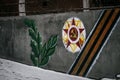 Communist mural in Tiraspol Transnistria