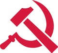 Hammer and sickle Royalty Free Stock Photo