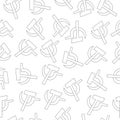 Hammer and sickle seamless pattern. Socialism. Vector illustration Royalty Free Stock Photo