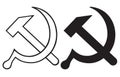 Hammer and sickle Royalty Free Stock Photo