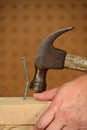 Hammer Smashing Man's Thumb