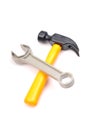 Hammer and spanner Royalty Free Stock Photo