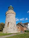 Hammeren Lighthouse is located on the Hammeren peninsula on the northwestern