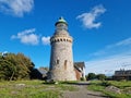 Hammeren Lighthouse is located on the Hammeren peninsula on the northwestern