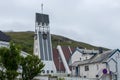 Hammerfest church, Norway. Royalty Free Stock Photo