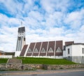 Hammerfest church in Norway Royalty Free Stock Photo