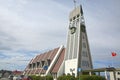 Hammerfest Church is a parish church of the Church of Norway in Gamvik Municipality in Troms og Finnmark county, Norway. Royalty Free Stock Photo