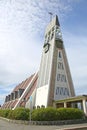 Hammerfest Church is a parish church in Gamvik Municipality in Troms og Finnmark county, Norway. Royalty Free Stock Photo