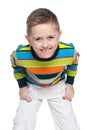 Hamming boy Royalty Free Stock Photo