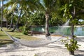 Hammock at beautiful resort Royalty Free Stock Photo