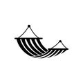 hammock icon vector illustration logo template