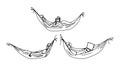hammock resting vector