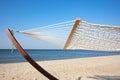 Hammock at seaside. Time to relax Royalty Free Stock Photo