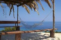 Hammock Swing on a tropical beach - vacation