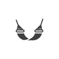 Hammock vector icon