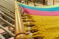 Colorful hammock, close up. Royalty Free Stock Photo