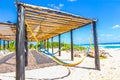 Hammock on the sands with ocean view Royalty Free Stock Photo