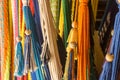Hammocks detail as pattern Royalty Free Stock Photo